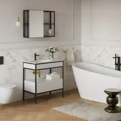 Jak urządzić białe łazienki, by były eleganckie i przytulne?